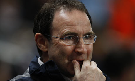 Aston Villa's manager Martin O'Neill 